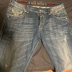 Rock Revival Men's Blue Jeans